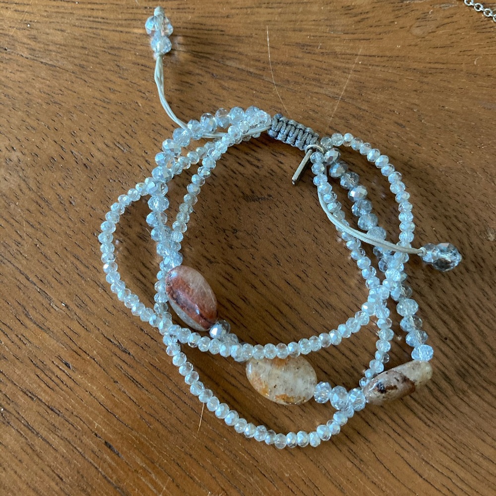 Beaded 3-layer bracelet